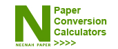 Neenah Paper Conversion Calculator